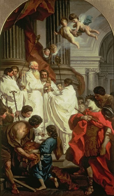 La Messa di San Basilio, 1743-7 da Pierre Subleyras